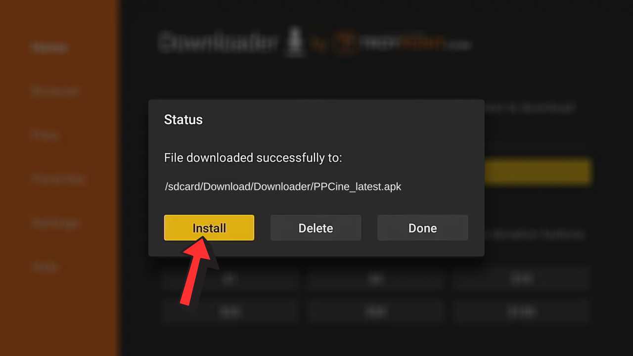 Como instalar o PPCine no Fire TV Stick? (Guia Completo) 4 Instale o aplicativo